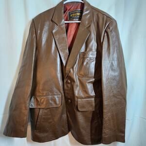 Vintage Eskimo Leather Custom Made Size Large